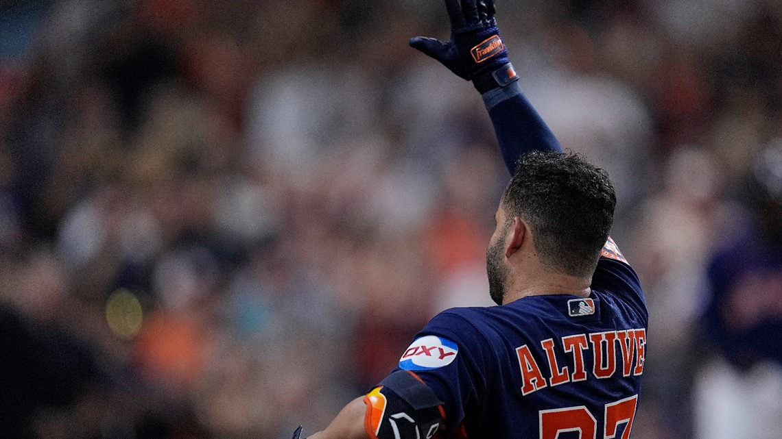 Official official Jose Altuve Houston Astros 2,000 Career Hits