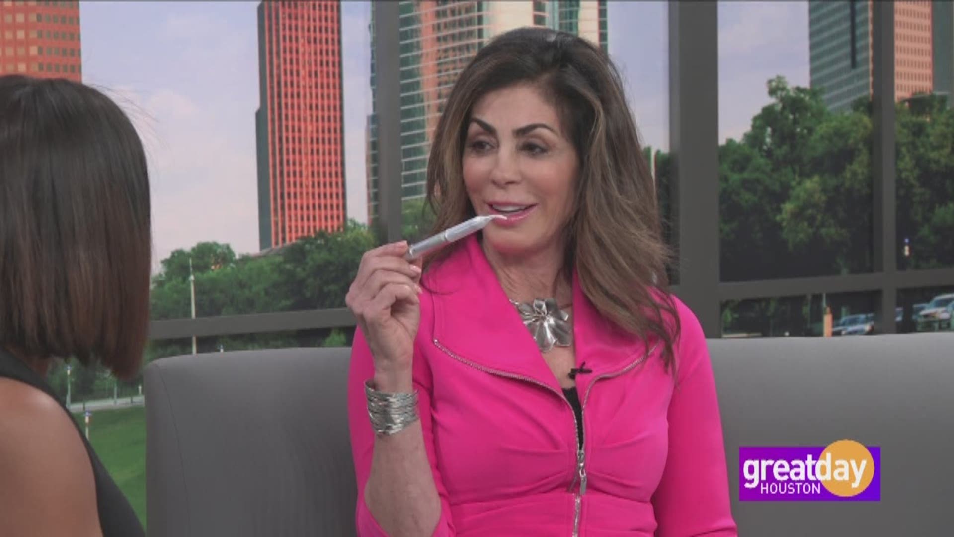 Dr. Terri Alani demonstrates how lasers can help mitigate pesky mouth problems.