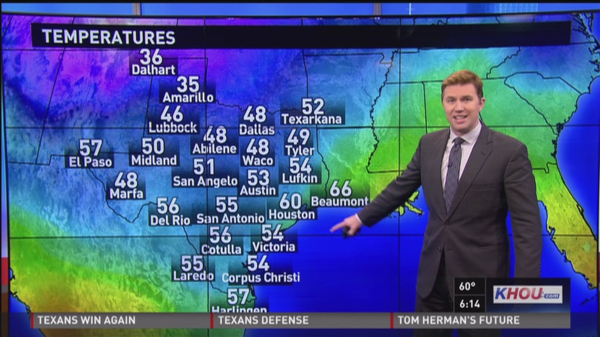 Monday s 6pm forecast with Meteorologist Brooks Garner khou