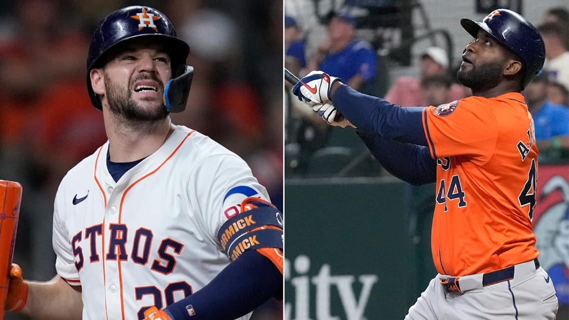 Injury update for Yordan Alvarez and Chas McCormick