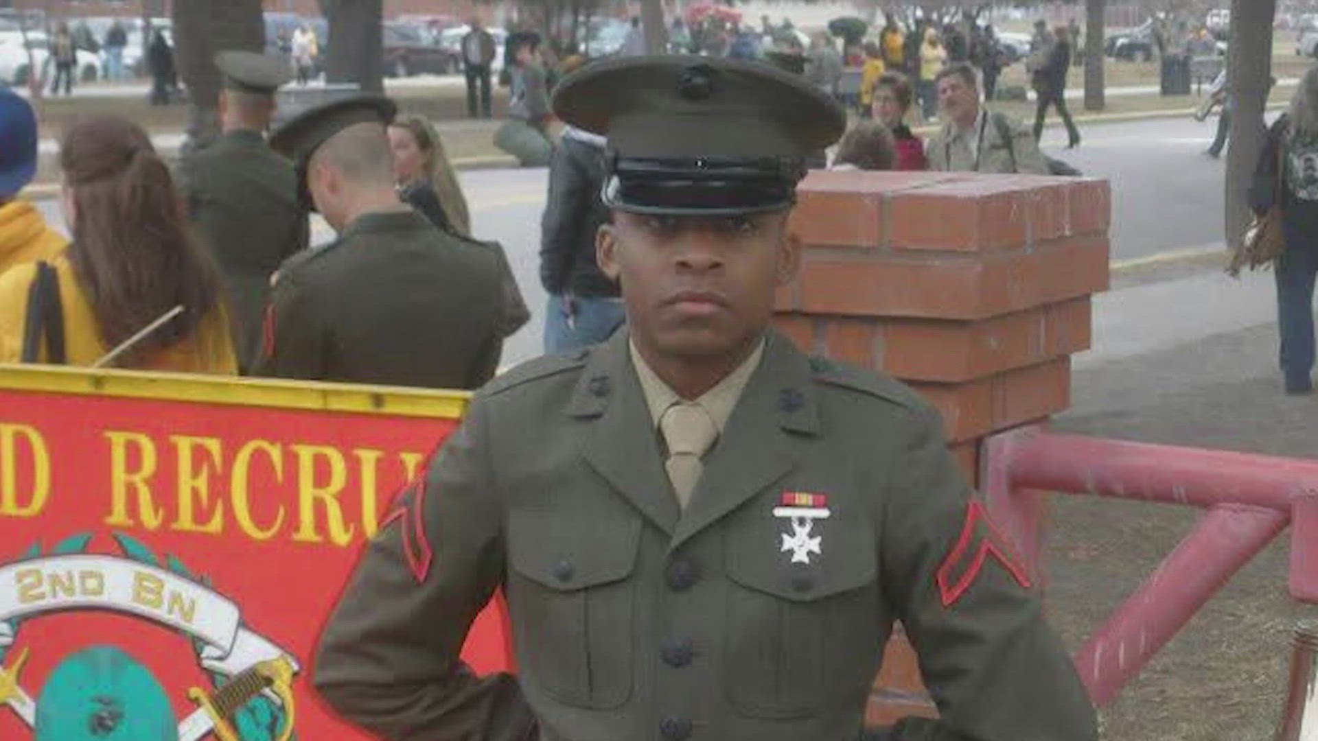 Parents speak after Marine veteran killed in Galleria parking garage