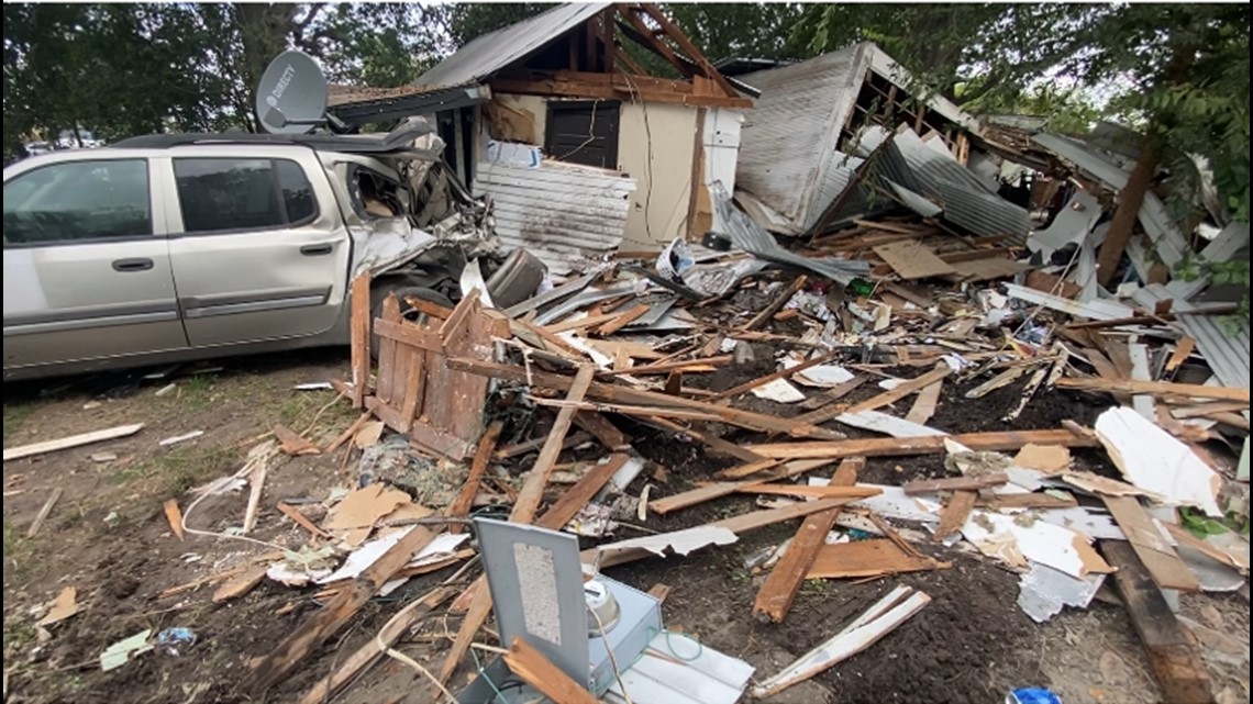 Victim's brother, roommate react after big rig smashes into house ...