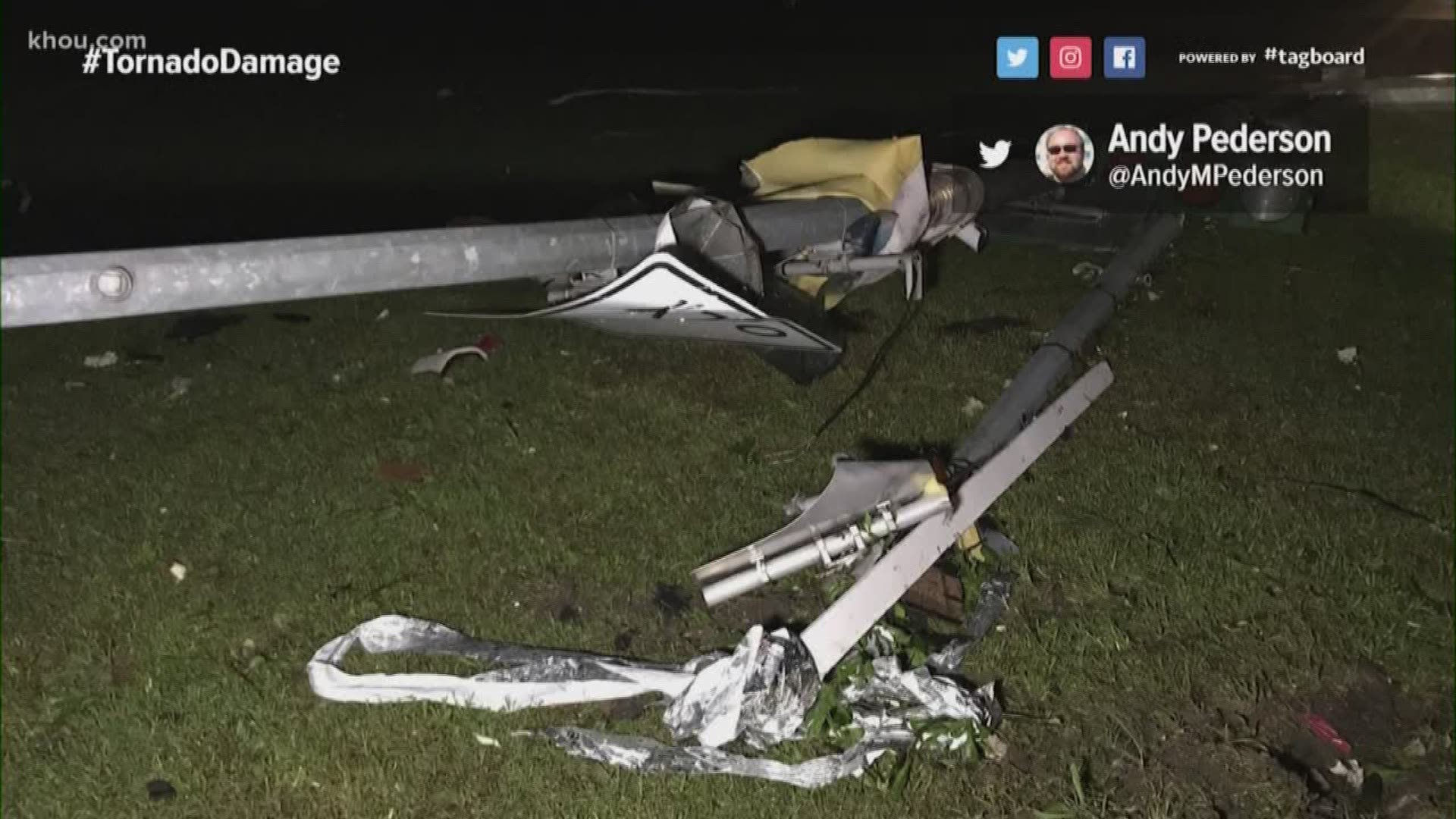 #HTownRush reports on overnight storm damage that led to two deaths in Ruston, La.