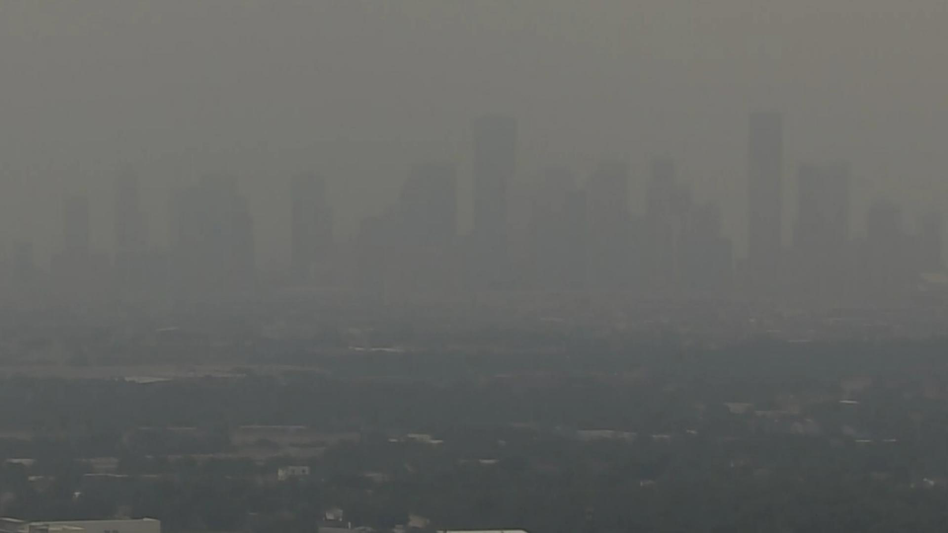 Smoke from agricultural fires in Mexico and Central America are sending smoke into the Houston area.