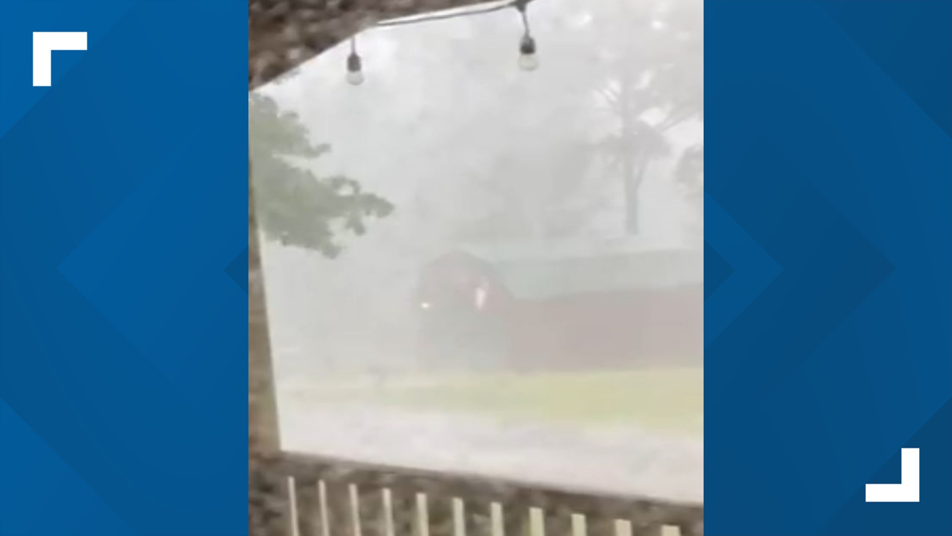 KHOU 11 News viewer Justin Cook sent this video that looked like a tropical storm was blowing through the Wildwood Shores area of Huntsville.