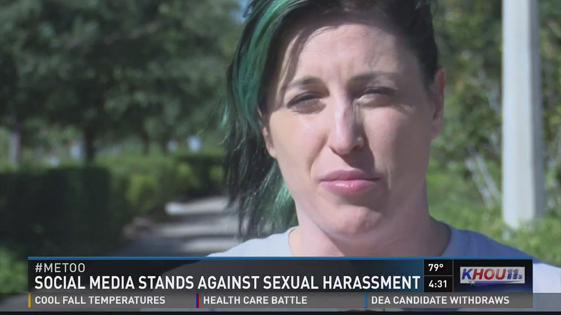 Women, including those in Houston, are taking a stand against sexual harassment and sexual abuse after allegations against Hollywood producer Harvey Weinstein.
