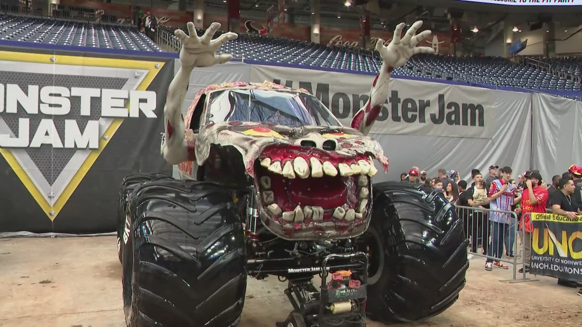 Monster Jam underway in Houston