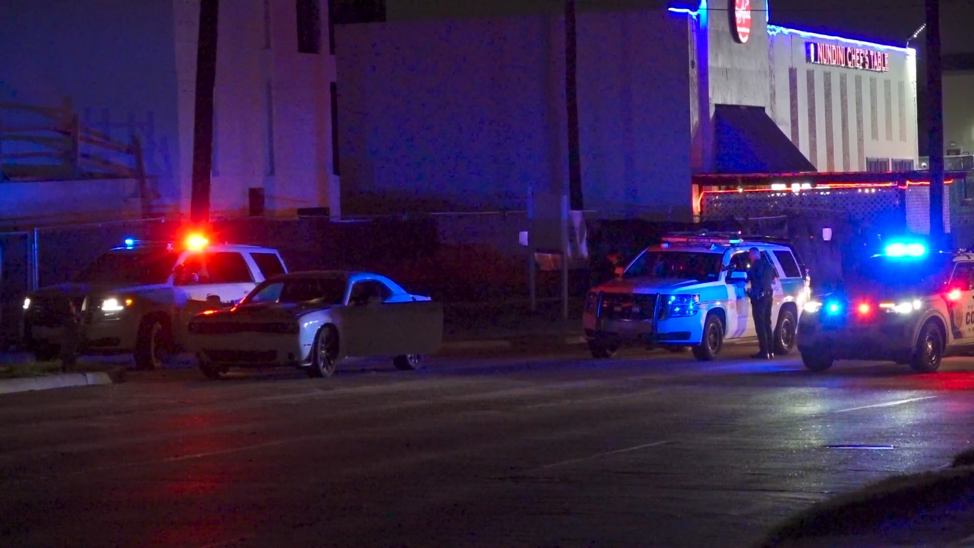 The chase started as an attempted traffic stop in Hitchcock before leading into north Houston.