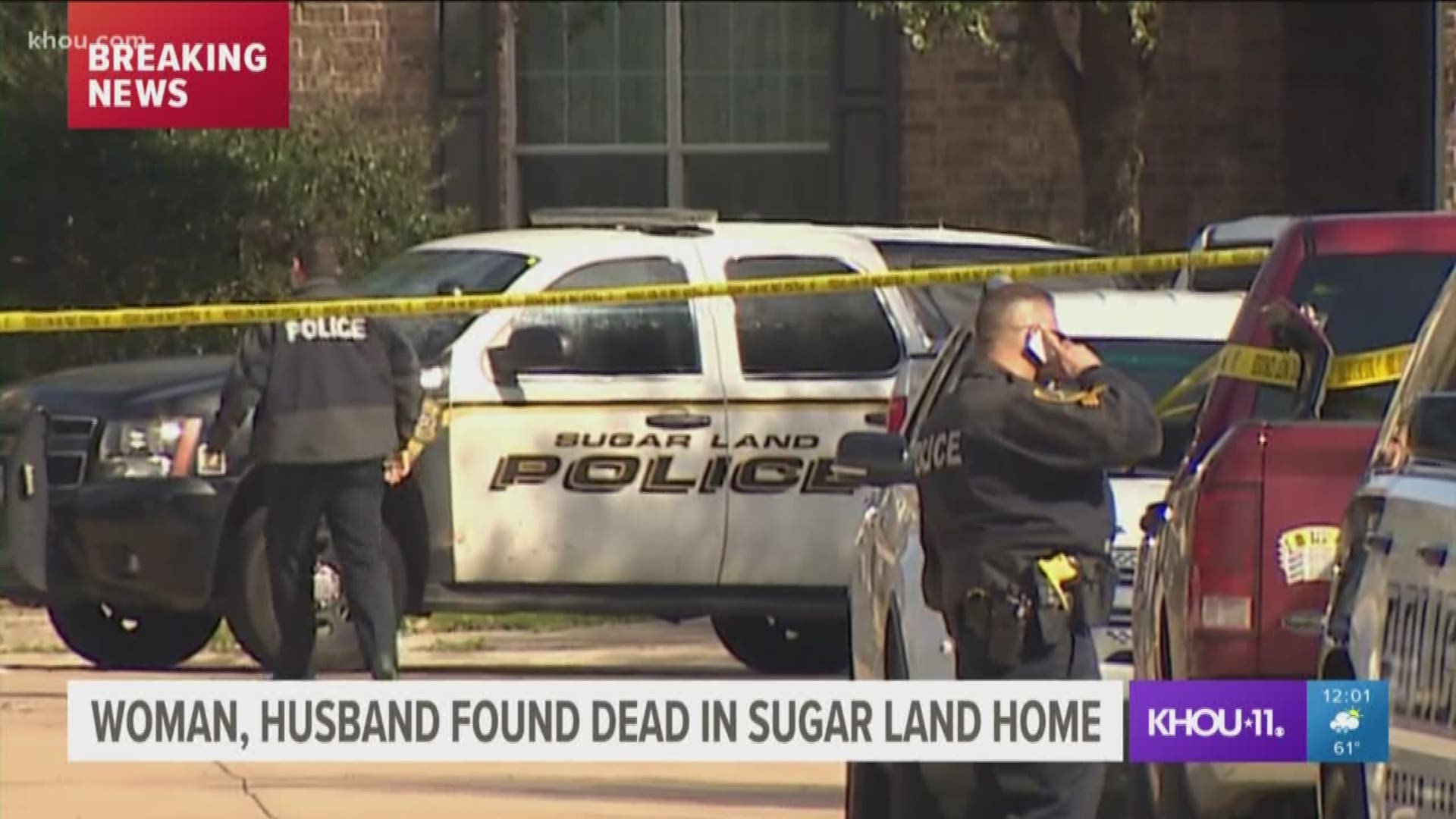 Police investigators have responded to an apparent murder-suicide at a home in Sugar Land, a city spokesman confirms to KHOU 11.