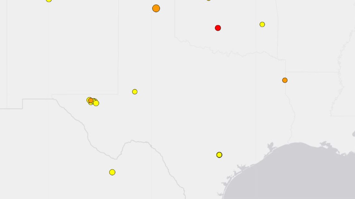 Earthquakes in Texas this week More than a dozen recorded