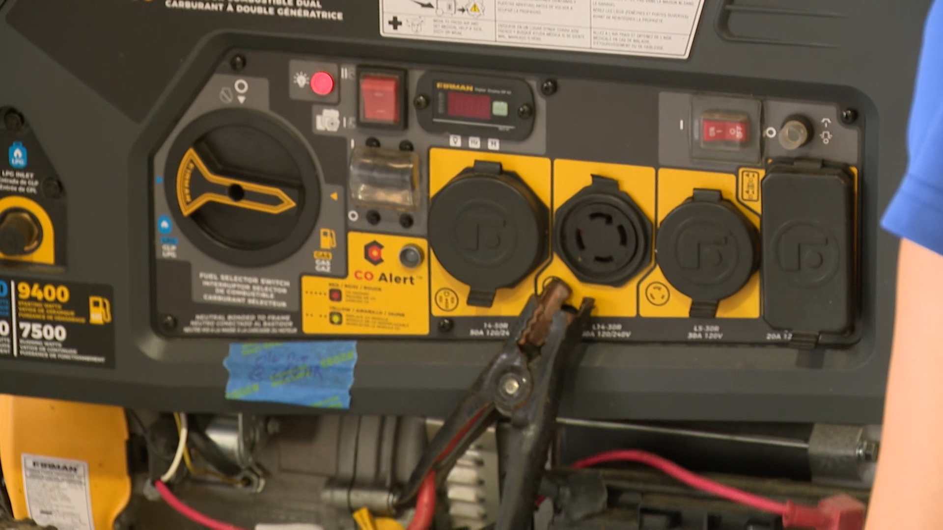 Safe operation of portable generators explained. Read the manual, handle fuel safely, ground the generator, keep pets away and keep it outside.