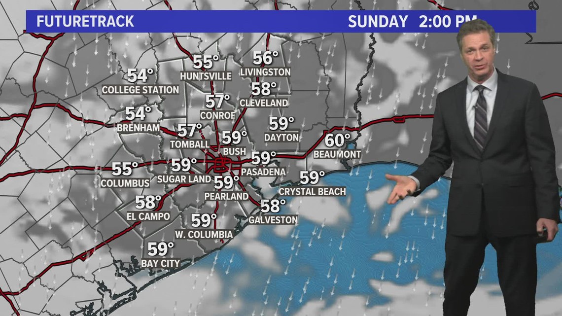 Record heat in Houston but chilly, rainy weekend | khou.com