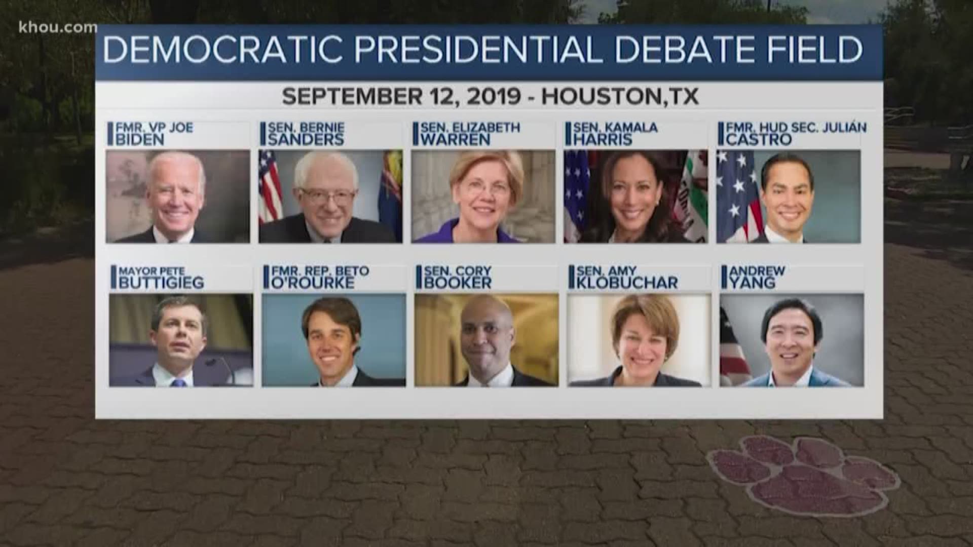 Houston will be in the national spotlight of presidential politics Thursday night. That’s when Texas Southern University hosts the third Democratic presidential primary debate.