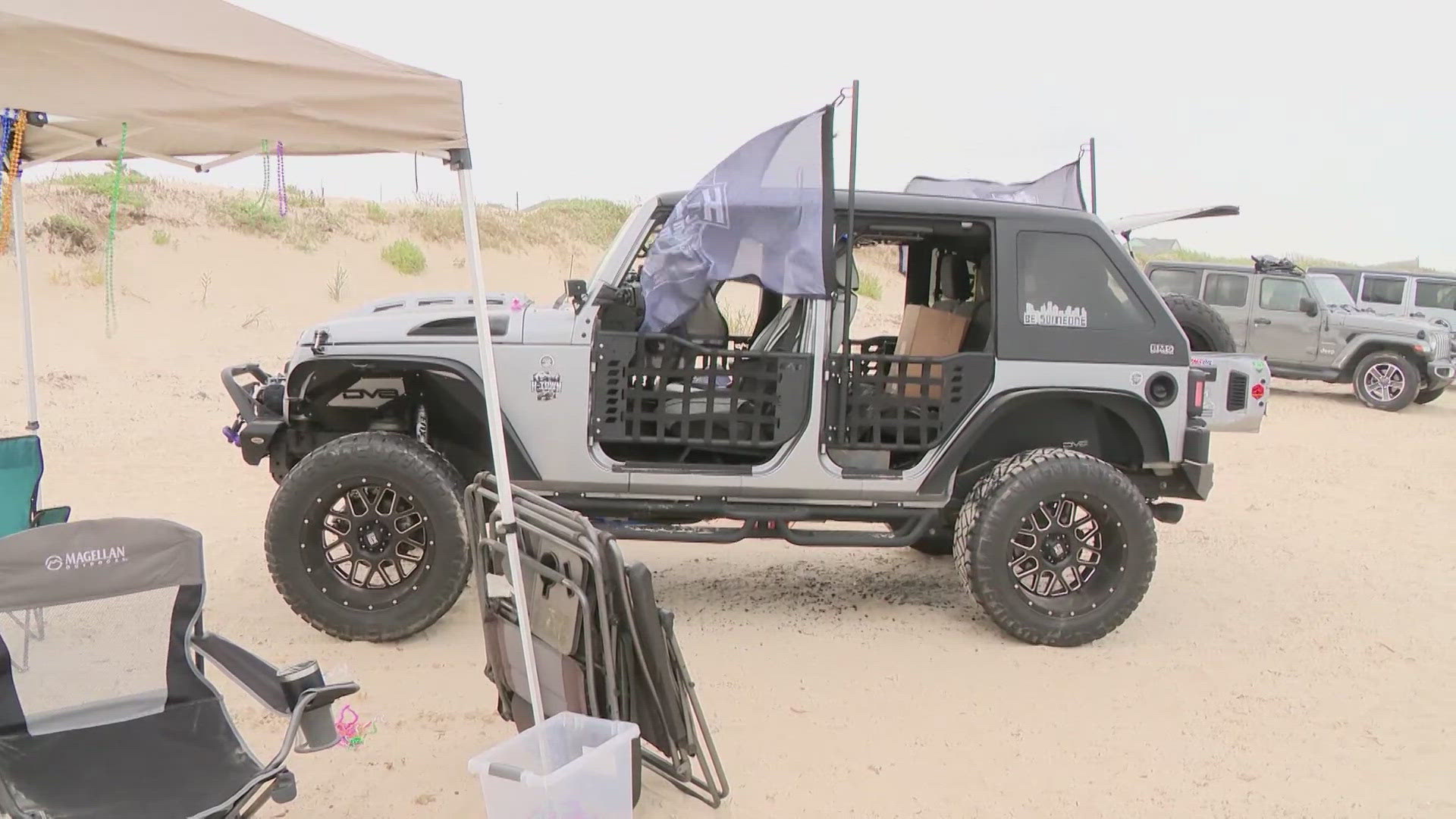 The sheriff told the Houston Chronicle the cost of extra patrols will likely be paid for by the sale of beach parking tickets.