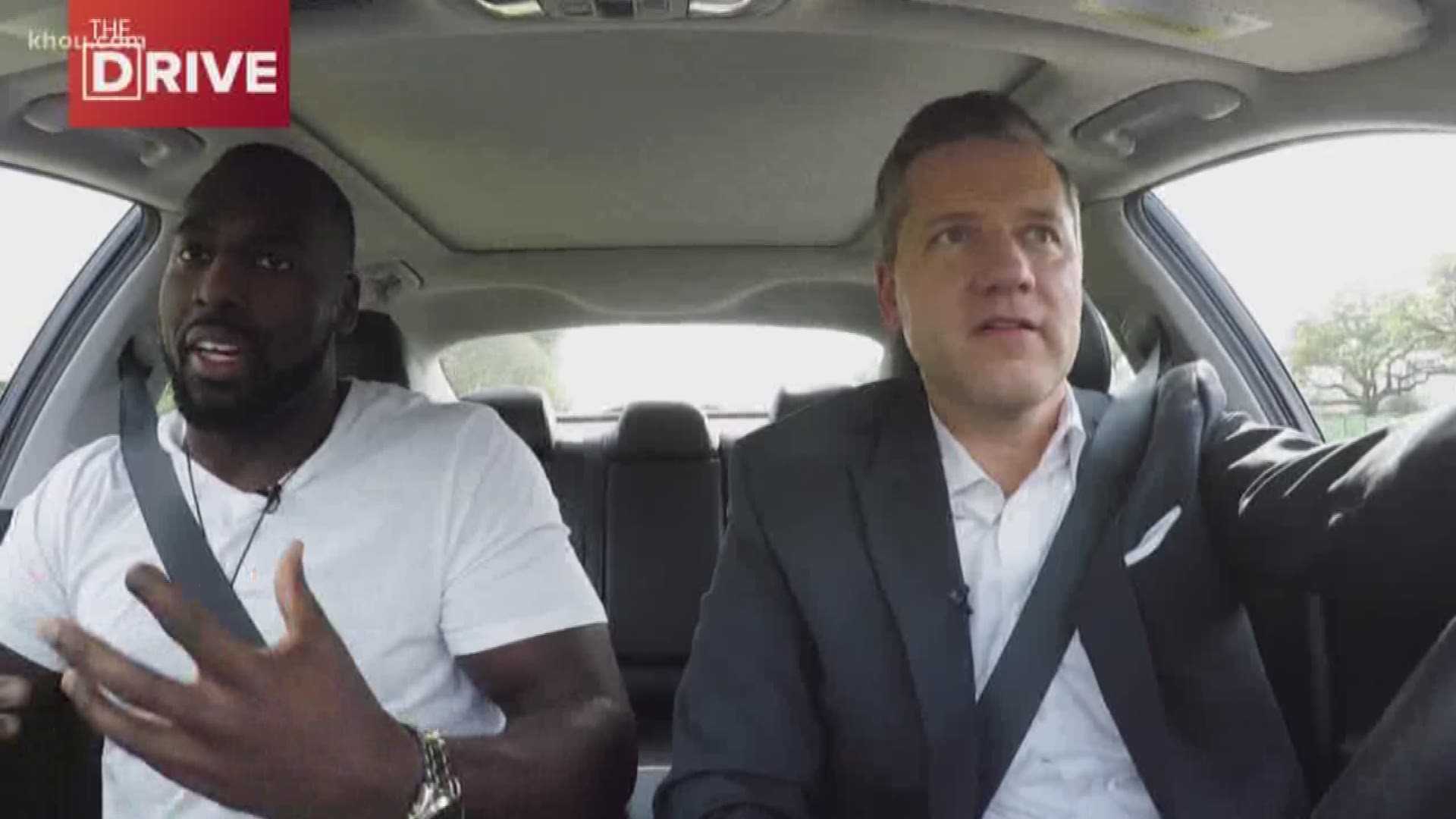 KHOU 11 Sports' Jason Bristol takes a drive with Houston Texans linebacker Whitney Mercilus to talk all things Texans, Fortnite and his foundation.
