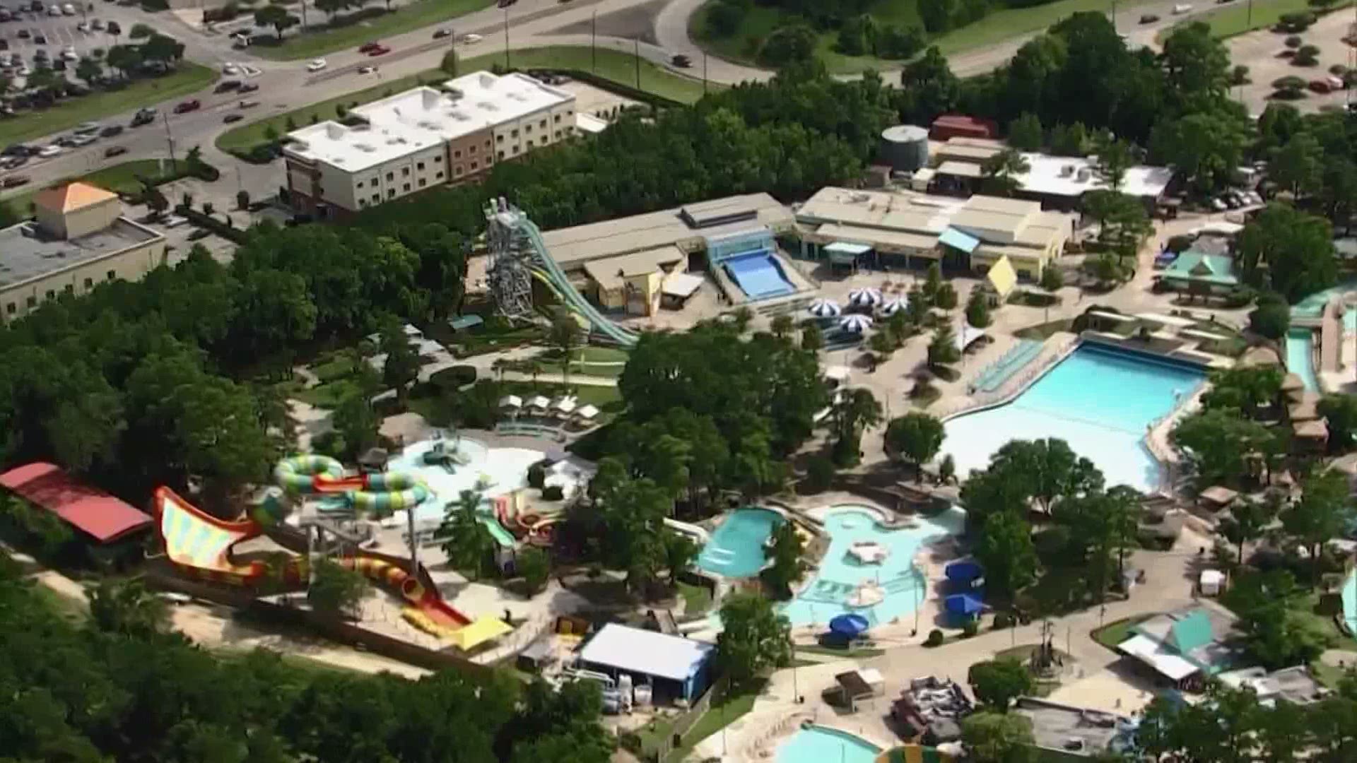 Spring firefighters were the first on scene after receiving 911 calls about the chemical incident at Hurricane Harbor Splashtown.