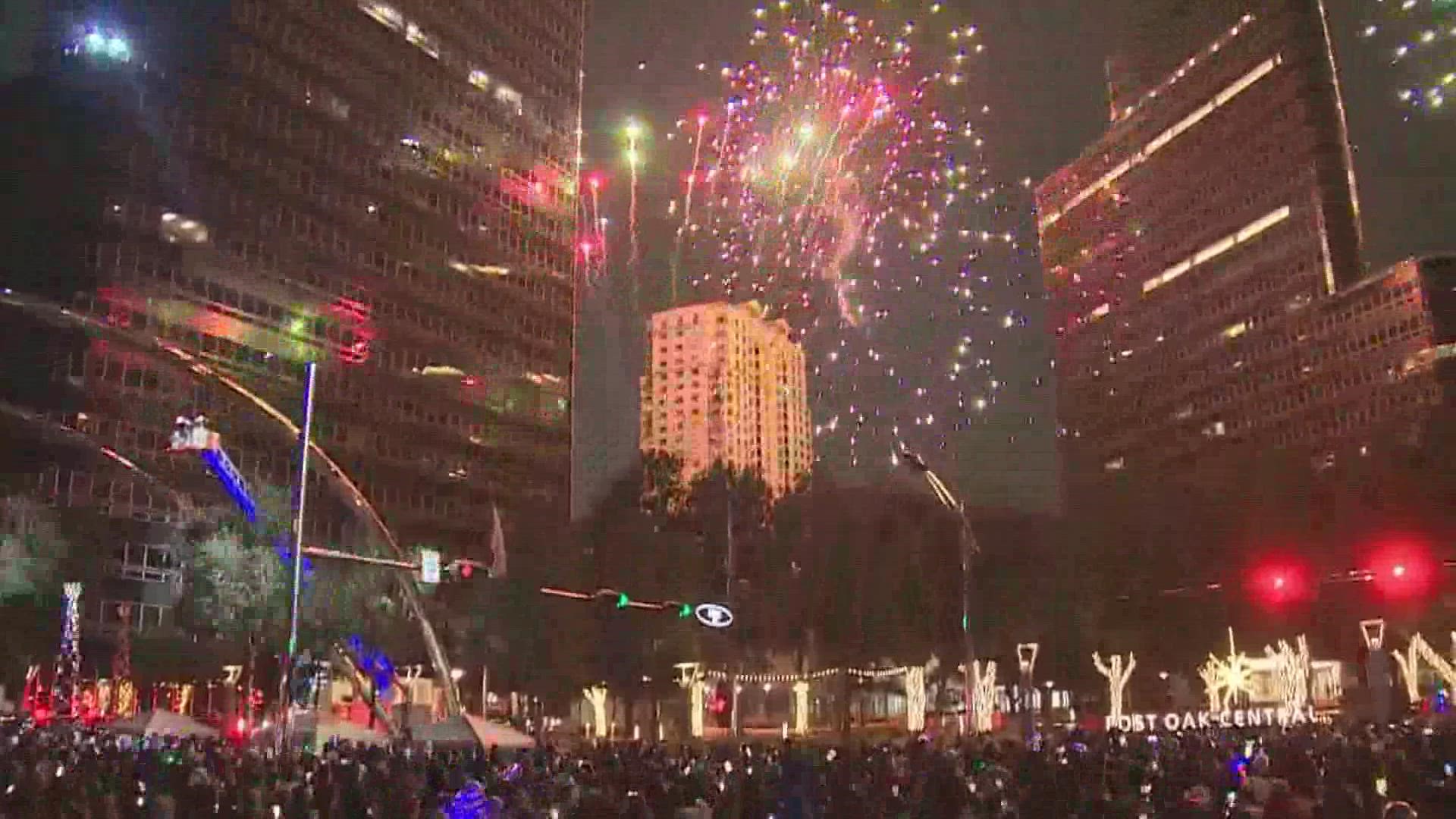 It's a Houston tradition filled with music, lights and a fireworks show and it returned to an in-person celebration after COVID canceled last year's event.