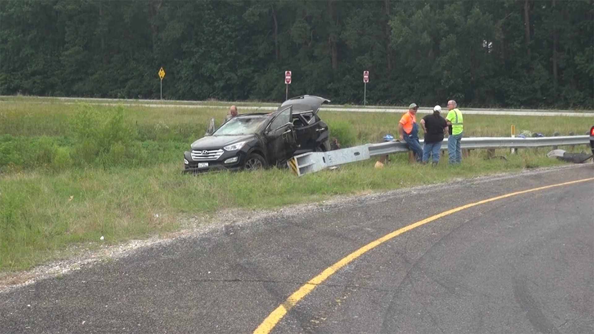 Authorities said the chase started in Montgomery County when deputies tried to pull over an SUV for speeding.