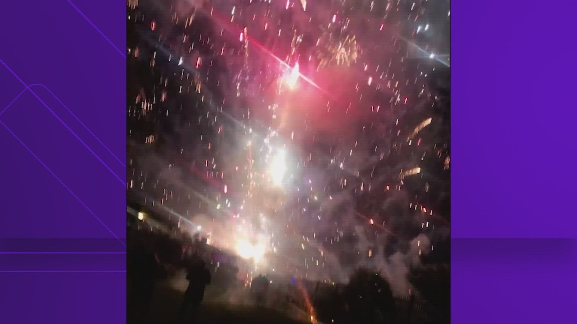 Three people were injured Tuesday after a batch of fireworks exploded during a Fourth of July celebration in a Lake Conroe neighborhood.