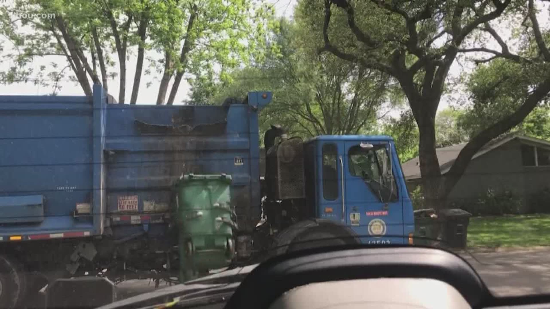 An investigate report from KHOU 11 exposed a city garbage truck mixing trash and recyclables. The city said it was an isolated incident but homeowners say they have seen this happen before.