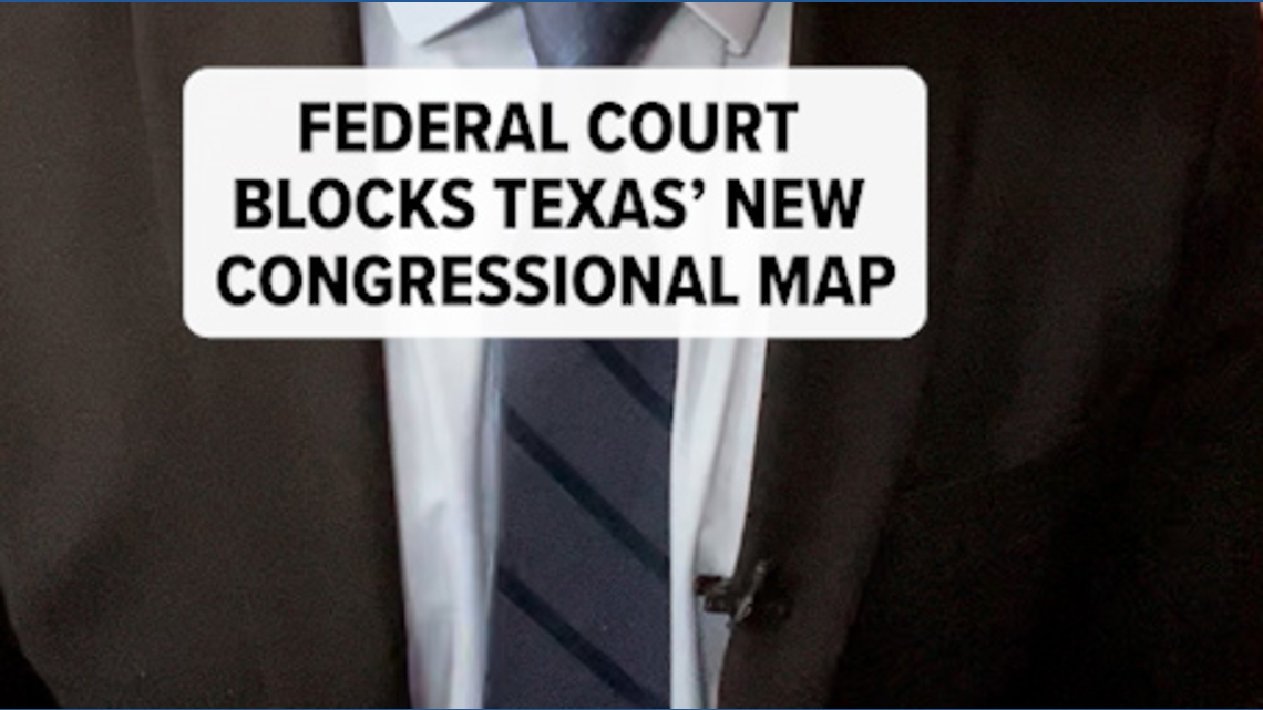 Federal court strikes down new Texas congressional map | khou.com