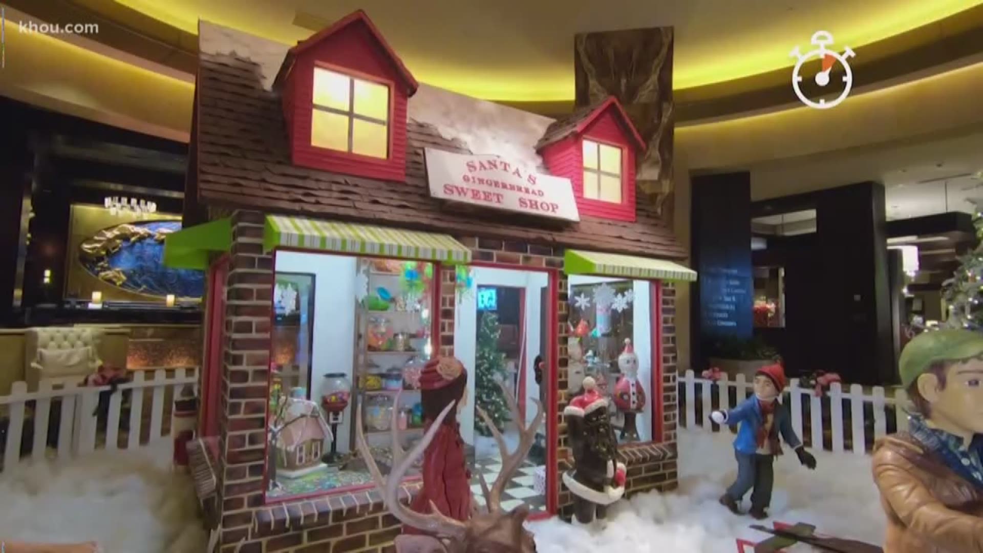 Gingerbread houses aren't just tasty, they're works of art! Our Janel Forte shows us how some Houston chefs create one, in this morning's HTown 60.