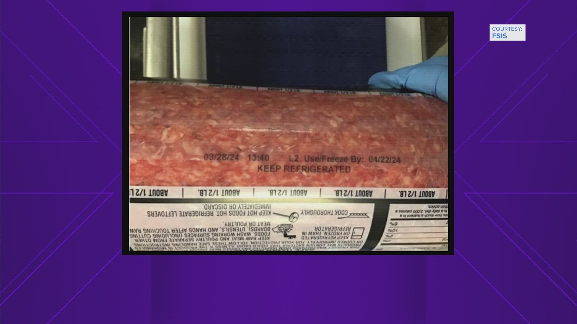 A nationwide public health alert has been issued for ground beef over the risk of E.coli.