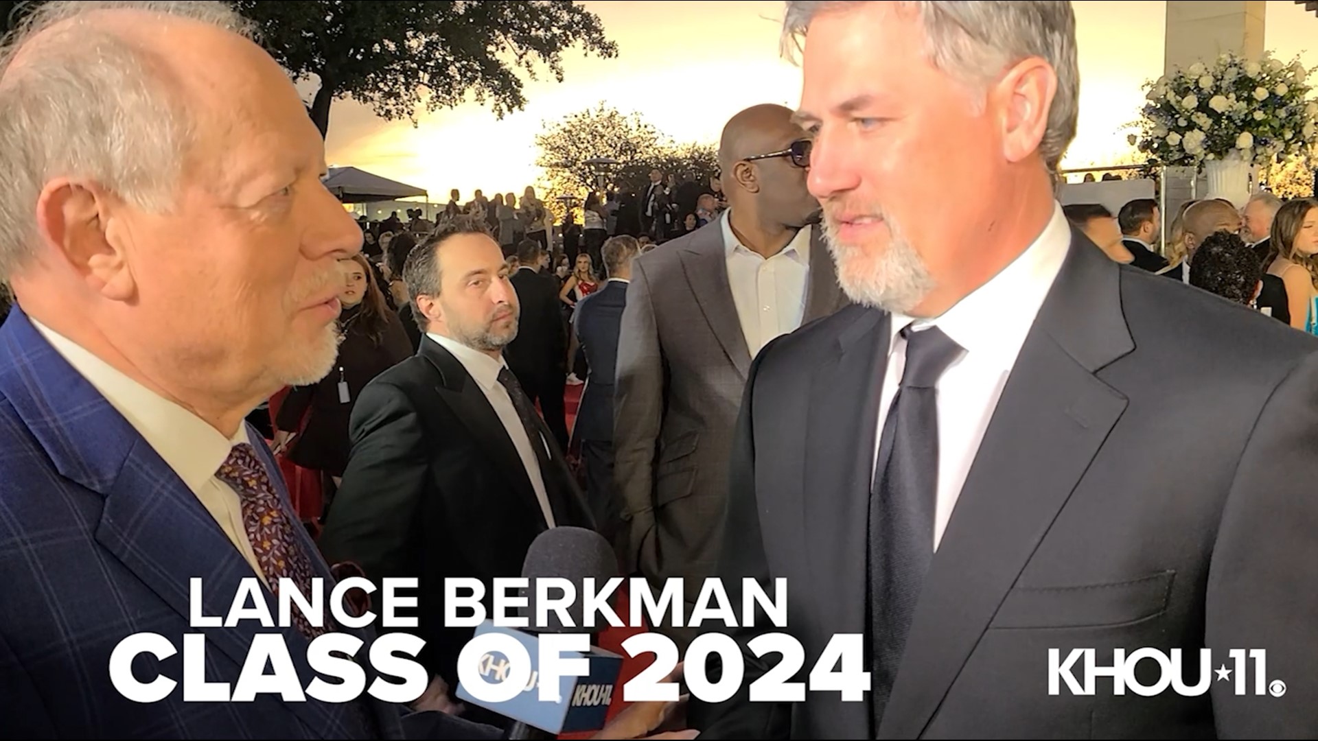 Former Houston Astros star Lance Berkman talked to KHOU 11 News' Matt Musil on the red carpet at the 2024 Houston Sports Awards.