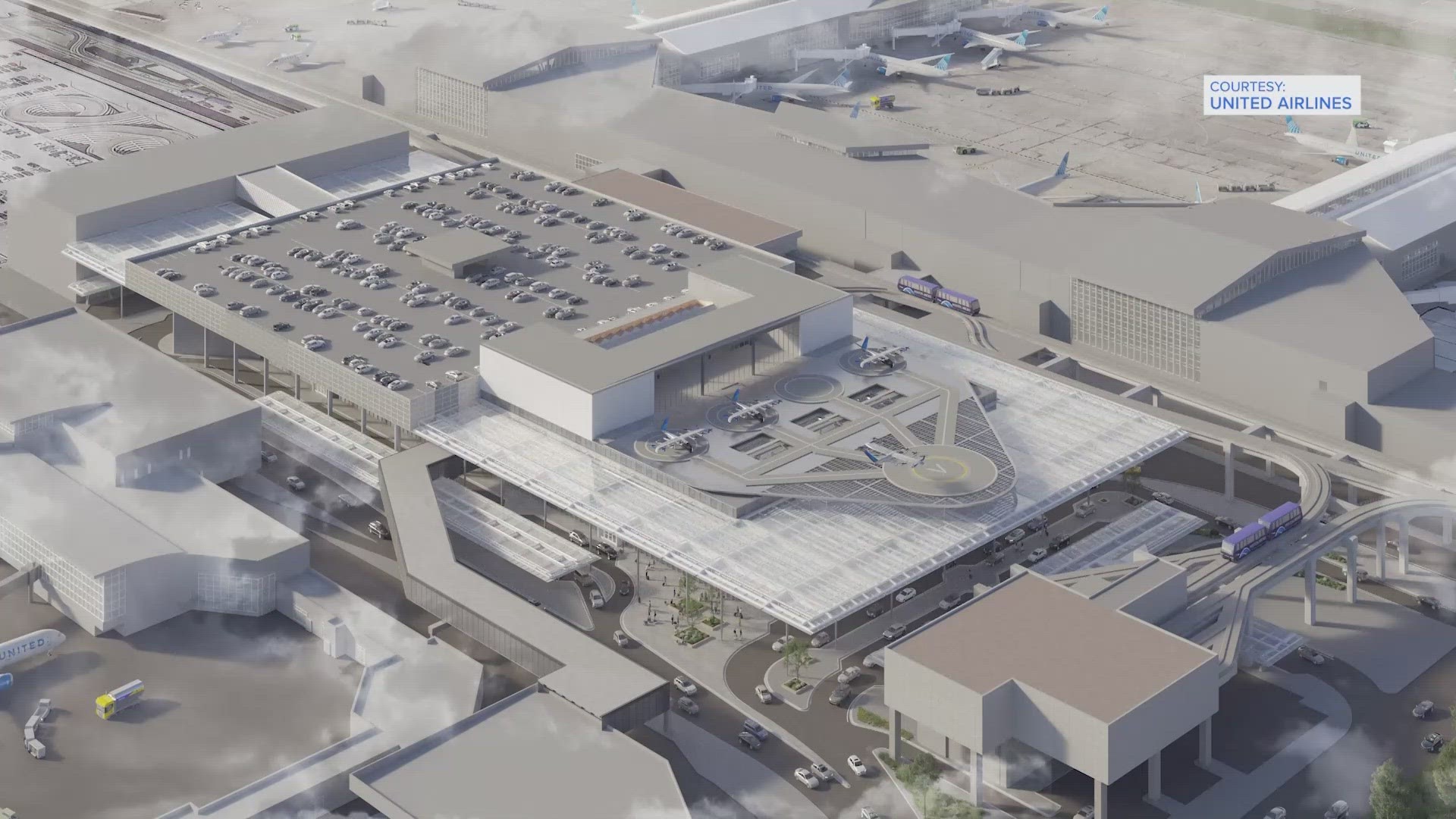 The project includes a state-of-the-art baggage system. The early bag storage facility will be the only one of its kind in the United States.