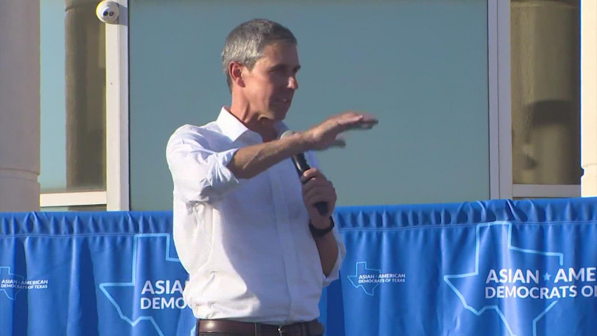 Saturday, Texas gubernatorial candidate Beto O'Rourke was in Asiatown for a rally hosted by the Asian American Democrats of Texas Caucus Houston Chapter.