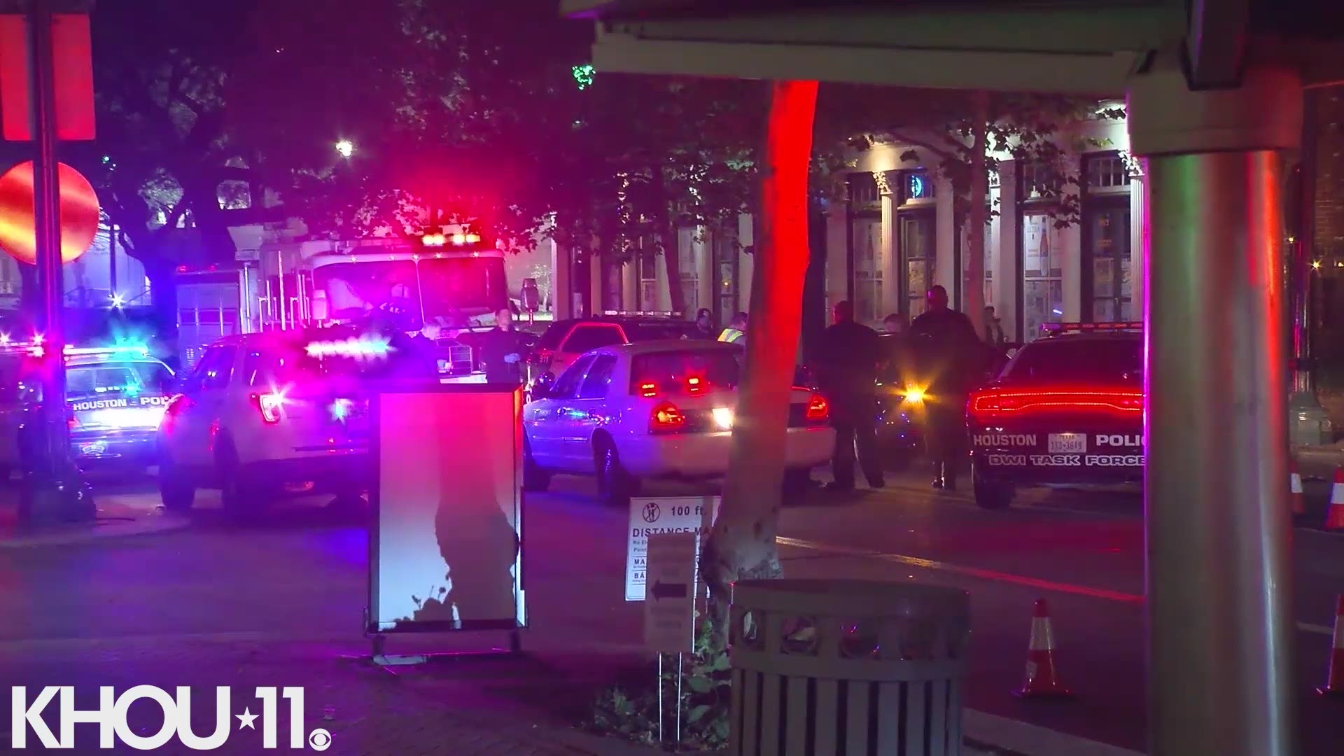 Two Houston police officers were struck by a suspected drunk driver while directing traffic in downtown Houston. Fortunately, both officers are okay.