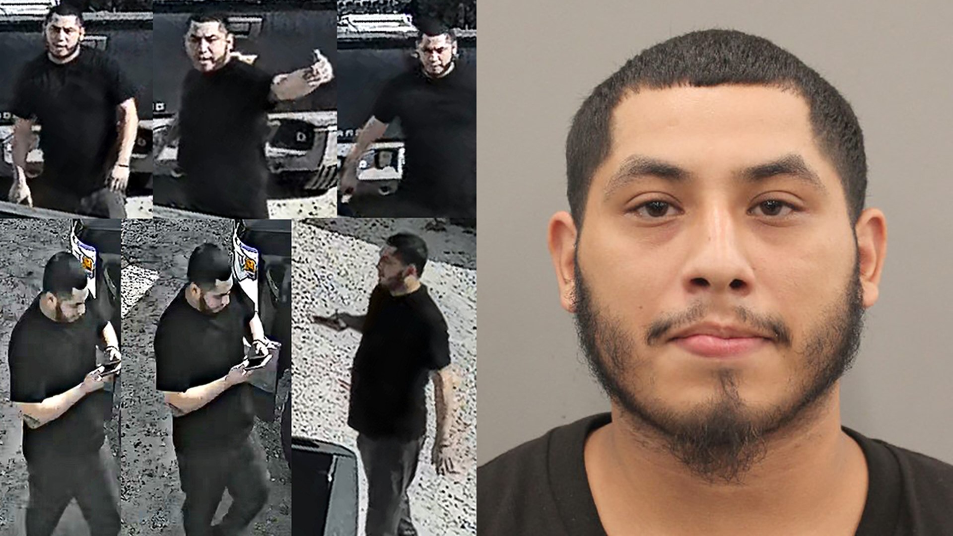 HPD said Jason Frank Vazquez is the person who was seen in surveillance video talking to accused murderer Robert Soliz after the deadly shooting.