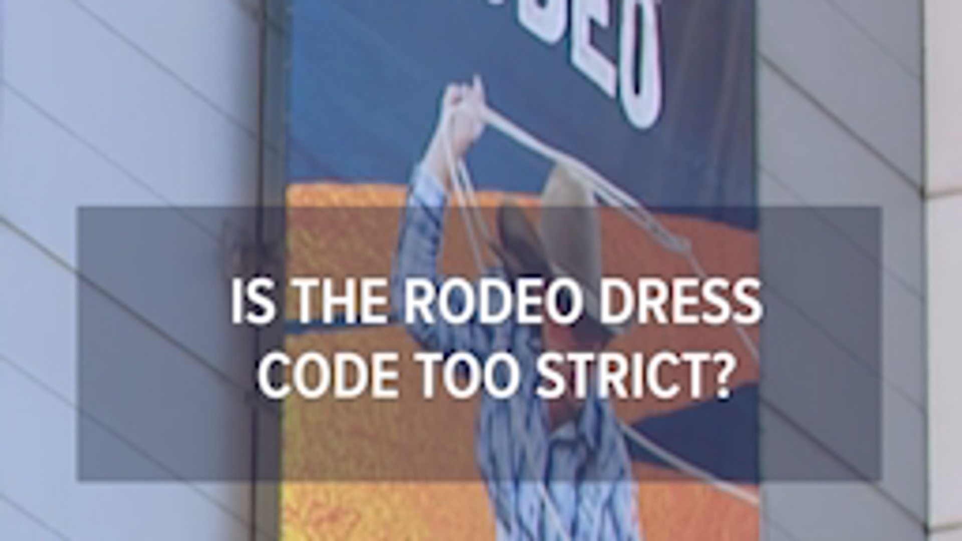 Are new rodeo dress code rules too strict? | khou.com