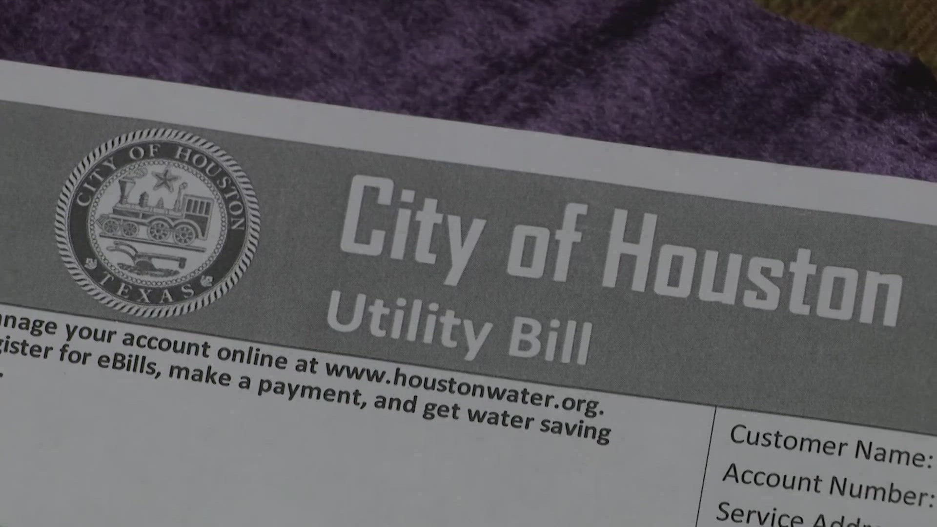Houston Mayor John Whitmire will make an announcement on the high water bills problem at the next city council meeting.