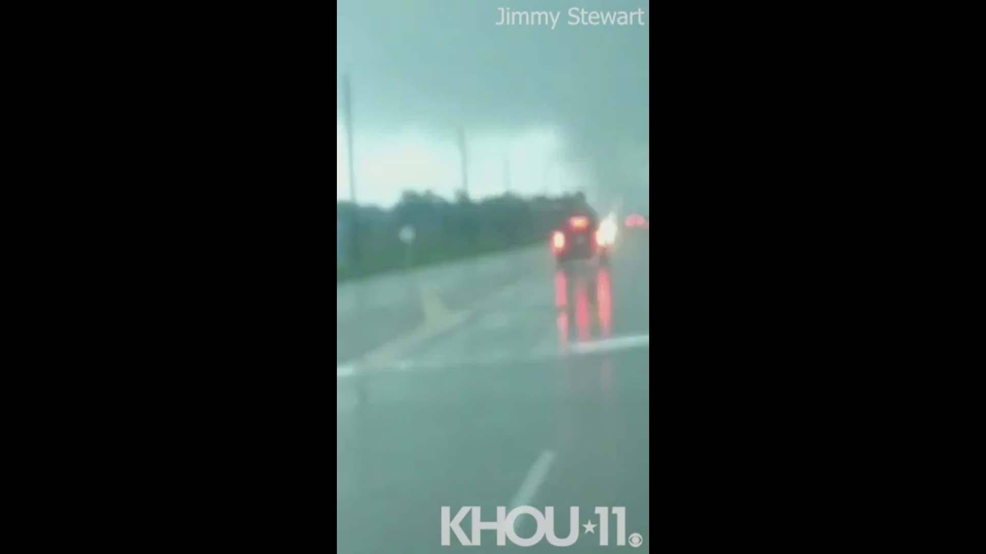 KHOU 11 viewers shared video and photos of a tornado that touched down in Chambers County near Mont Belvieu on Wednesday.