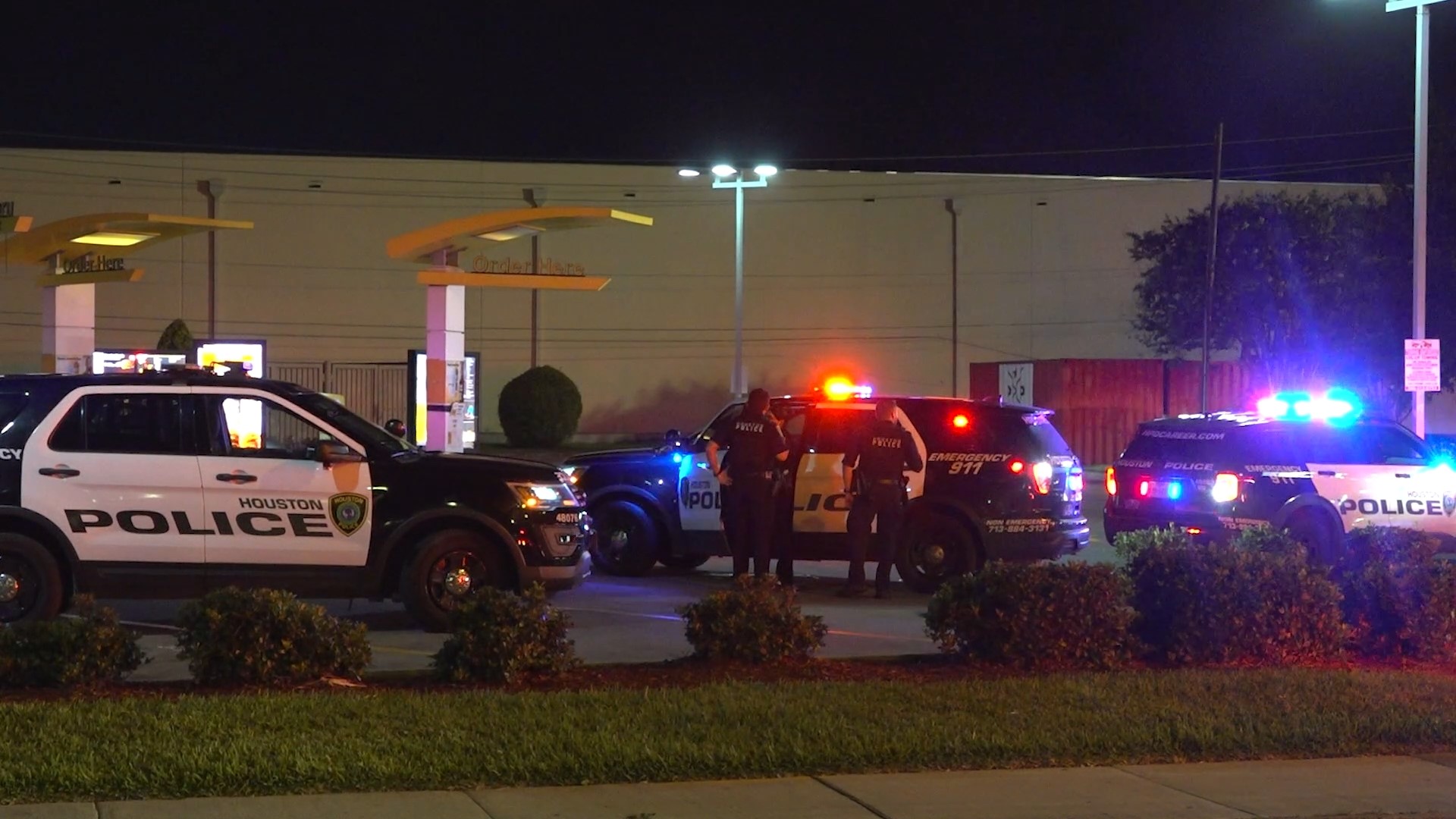 One person remains in critical condition after a gunman fired into a crowded parking lot outside of a lounge.