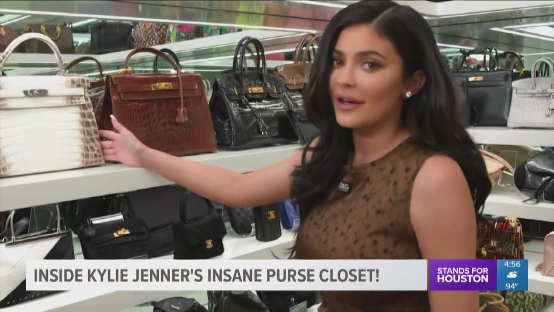 Inside Kylie Jenner's insane purse closet