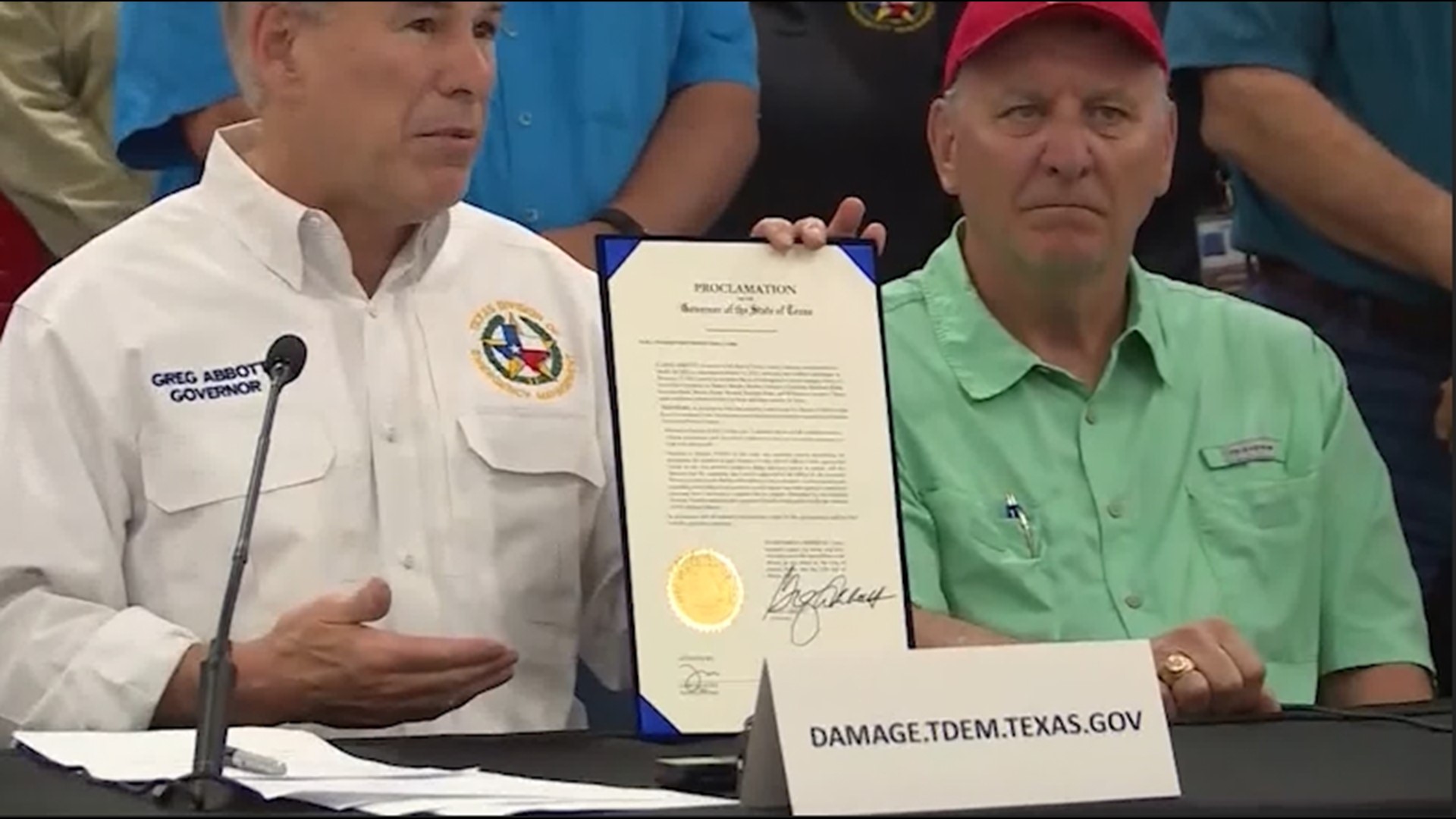 Gov Greg Abbott Signs Disaster Declaration Due To Texas Fire