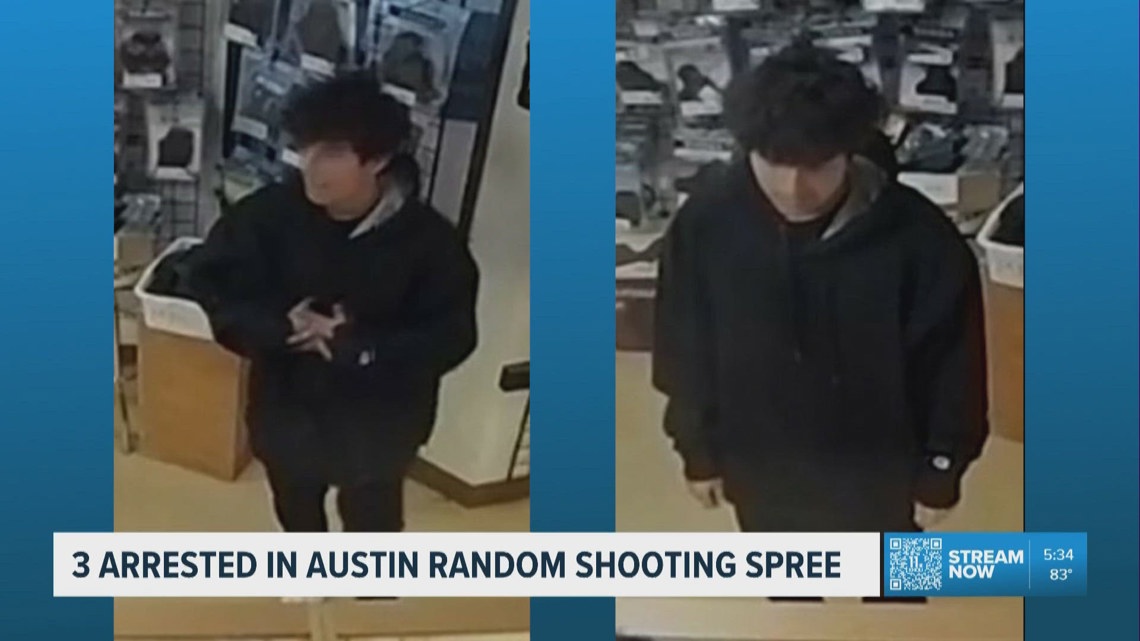 Police: 3 suspects arrested after series of random Austin