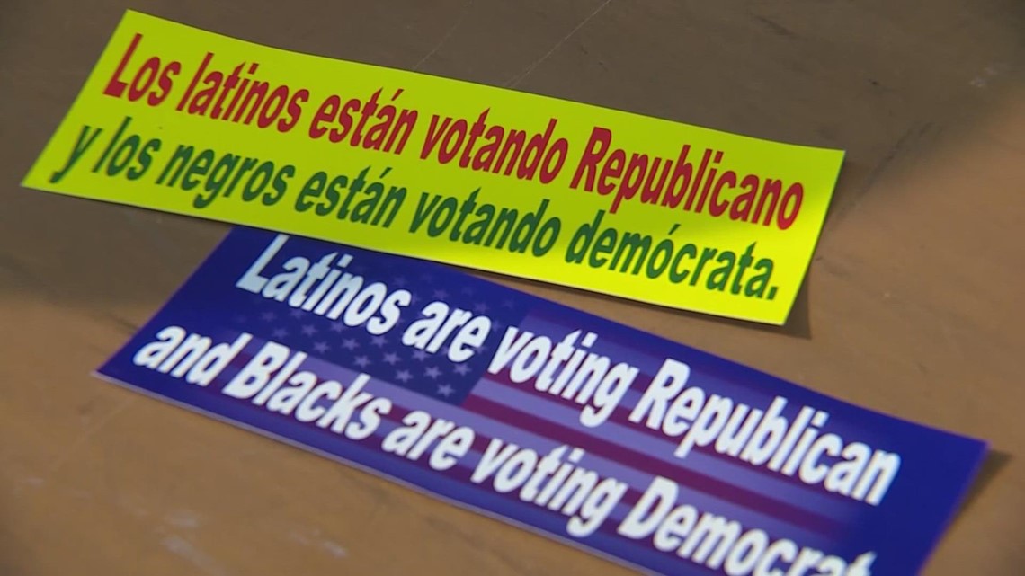 Harris County Demokrat mengatakan stiker bemper rasis dikirim ke pemilih