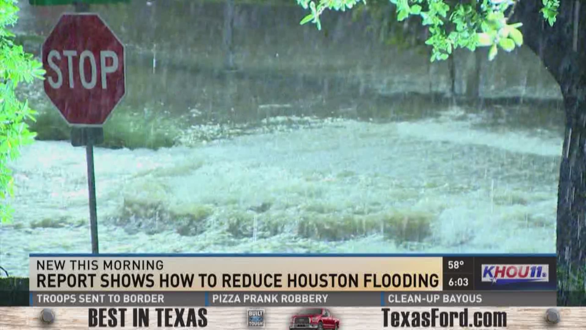 Recommendations for how to address Houston's flood problem were released Thursday morning. They say getting rid of flooding just isn't possible, but there are ways to reduce the impact it has on your life.