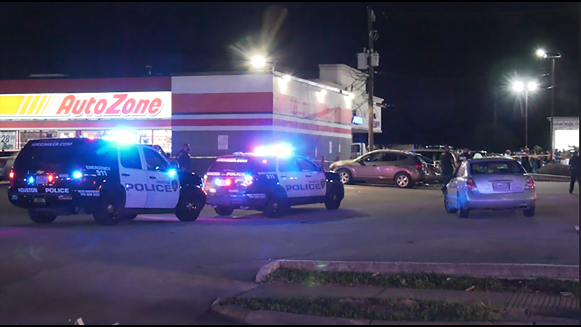Houston police said the incident started as an altercation at an Auto Zone on South Post Oak but it escalated into a shooting that left one man dead.