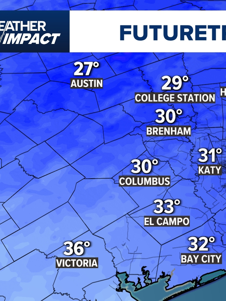 Freeze Warning in effect for portions of southeast Texas until 9 a.m ...