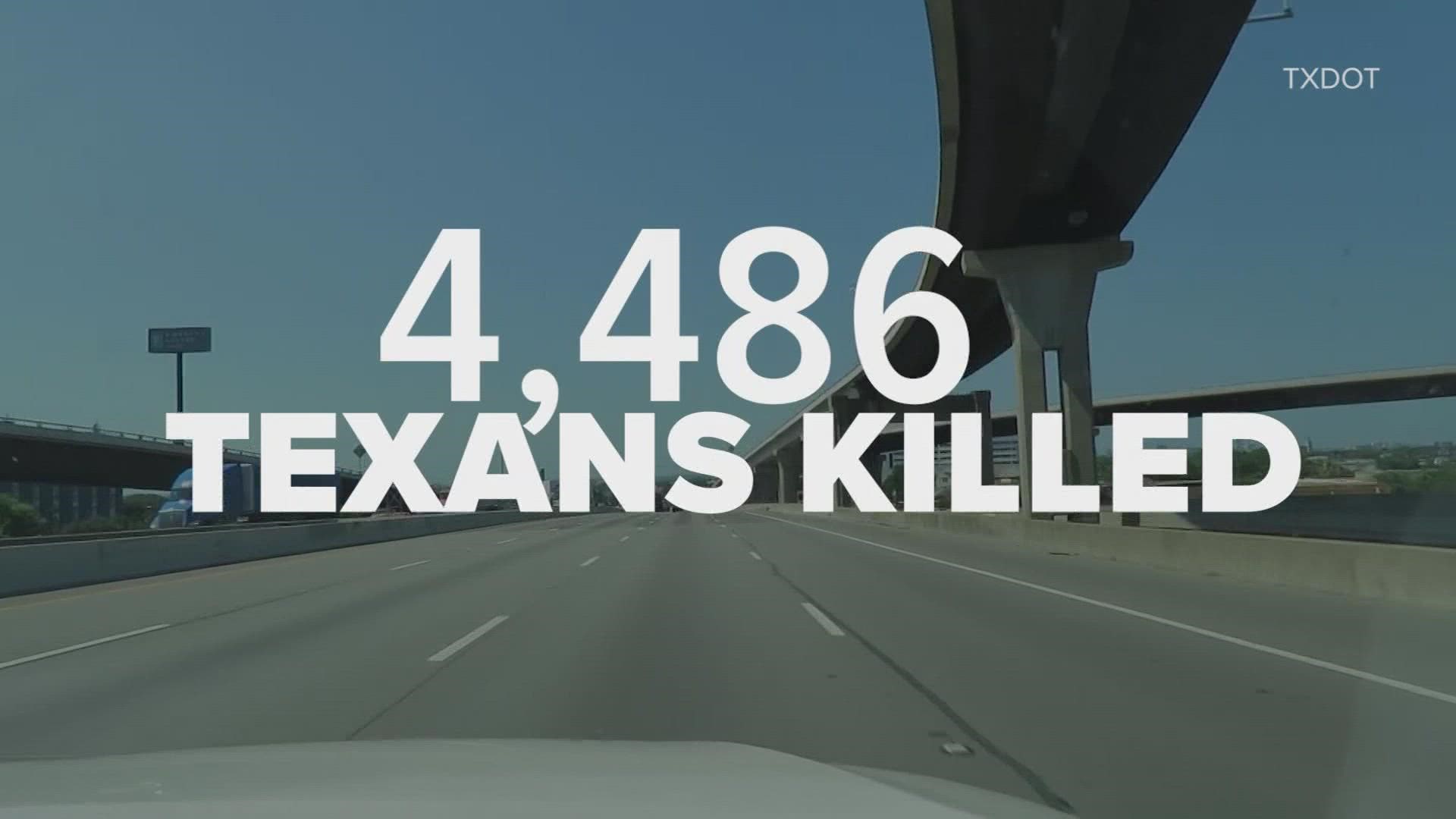 Despite more people staying home during the pandemic, 2021 proved to be one of the deadliest years on Texas roadways.