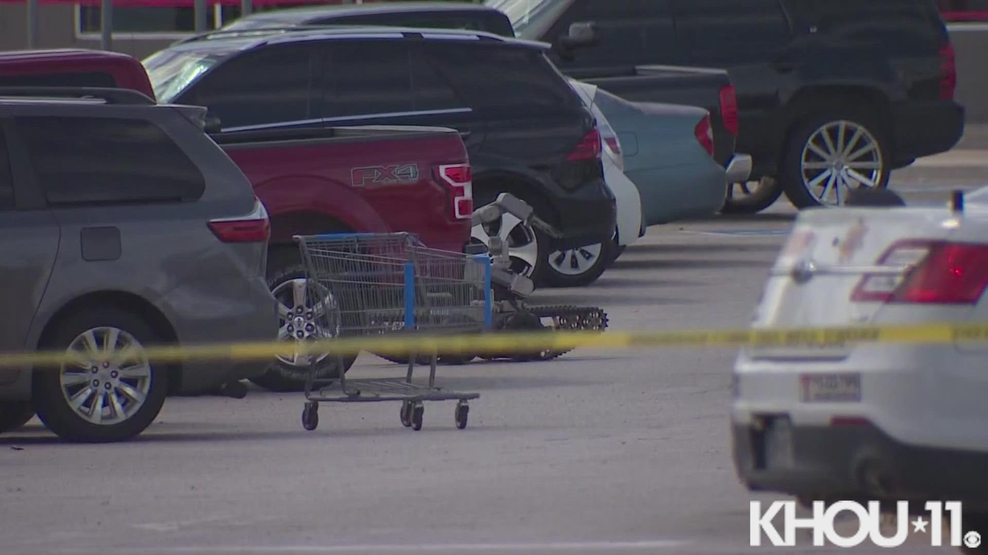 The HCSO bomb squad responded to a 'suspicious item' outside a north Harris County Walmart on Saturday.