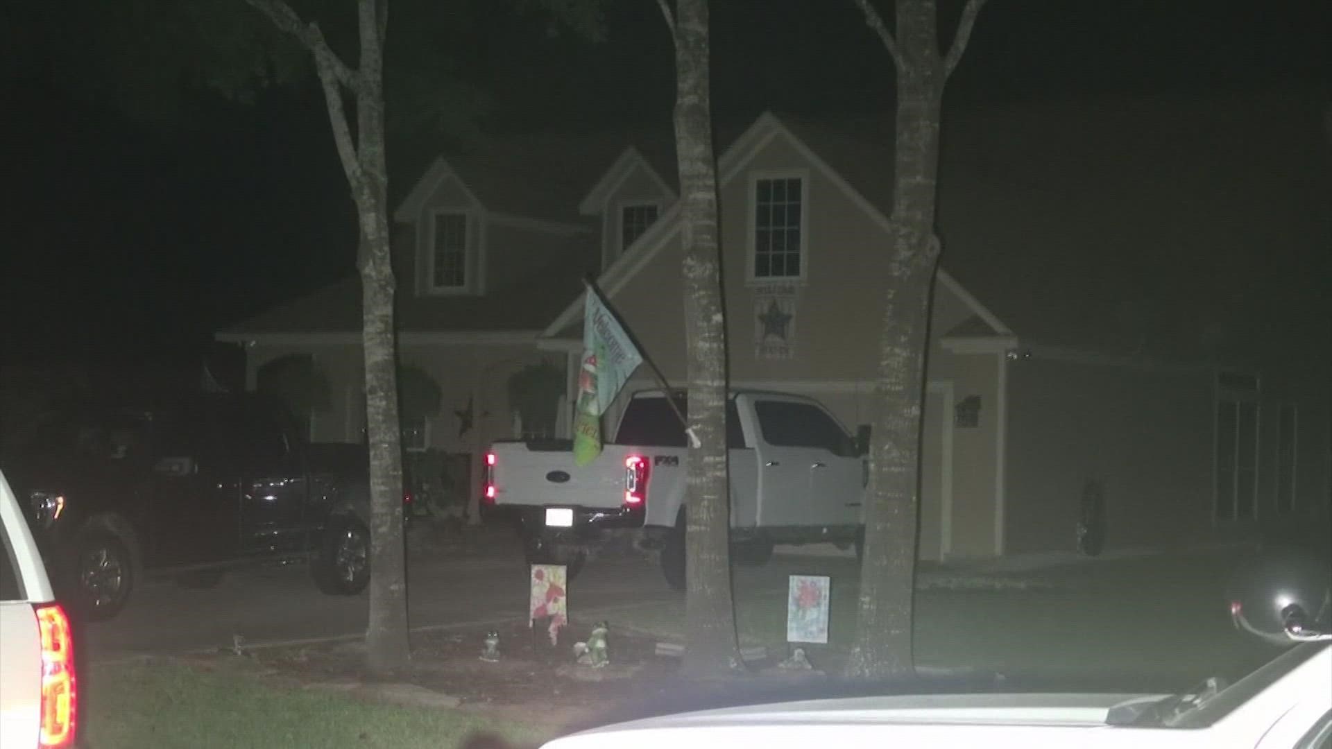 Montgomery County authorities said the off-duty Harris County Sheriff's Office deputy accidentally shot himself in the chest on Thursday night.