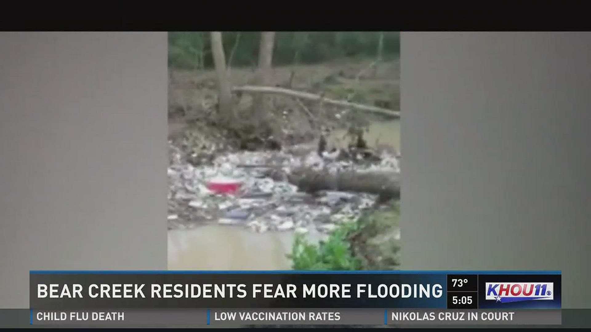 Nearly six months after Harvey, some victims in the hard-hit Bear Creek area of west Harris County say they're worried it's only a matter of time before their homes flood again.