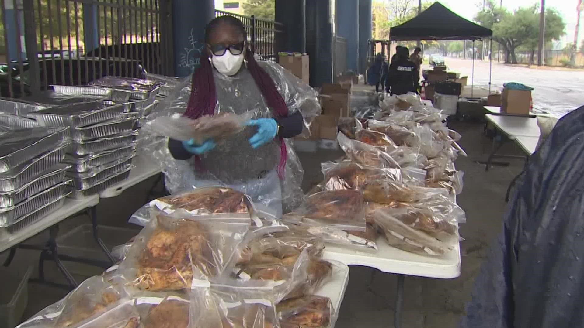 The drive-thru event hosted by Bread of Life, Inc. served thousands of families in need.