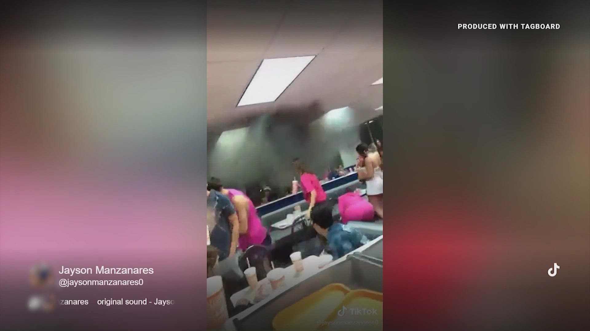 It's unclear exactly where it was taken, but the video was posted to TikTok with the caption "Only in Texas."