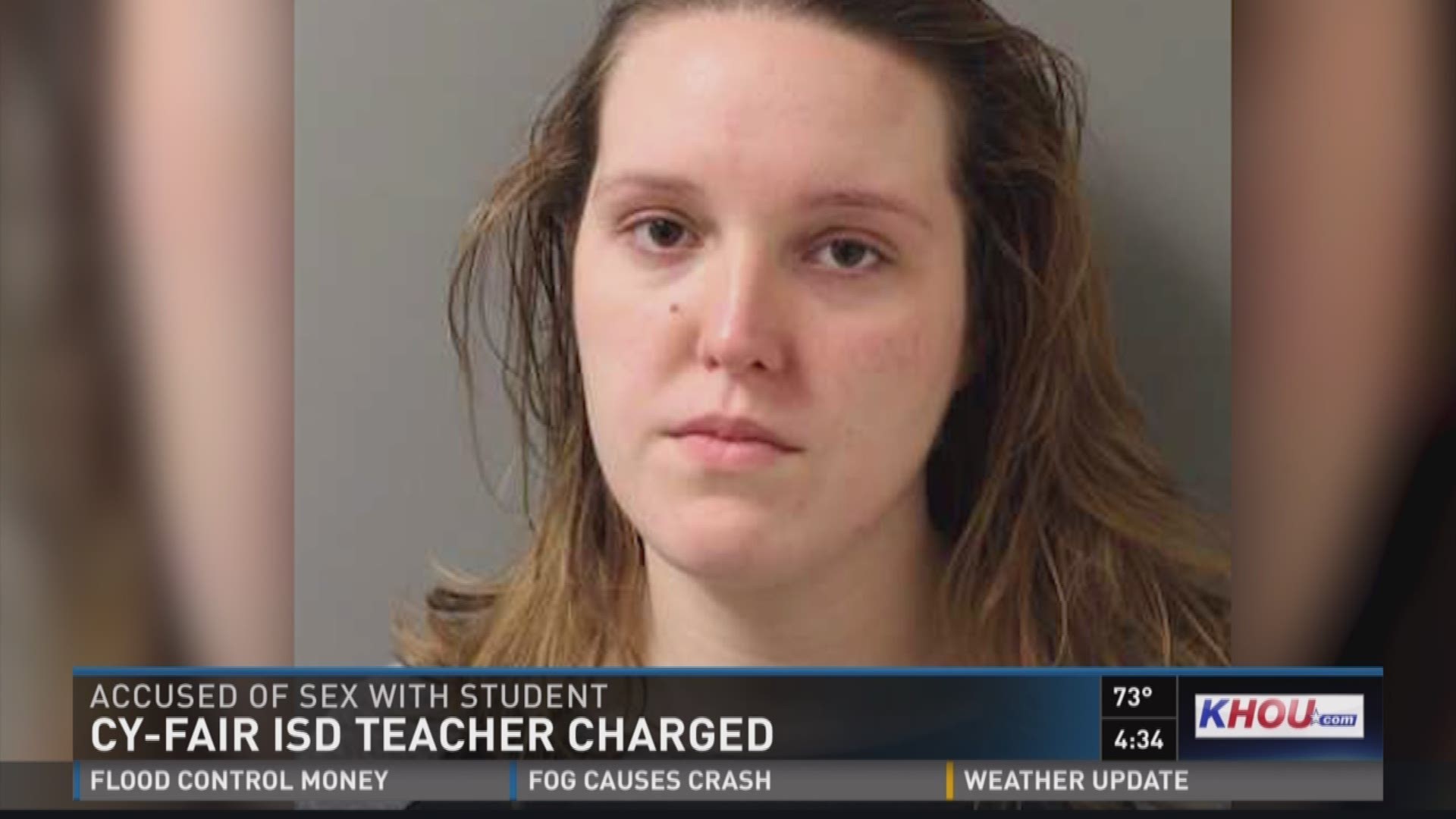 The high school teacher is accused of having a relationship with a 15-year-old boy.
